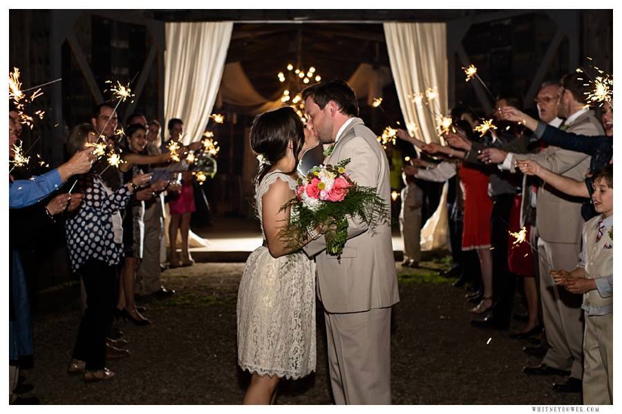 Whitney Bower Imaging , from Sarabeth + John 's gorgeous pink wedding at The Barn