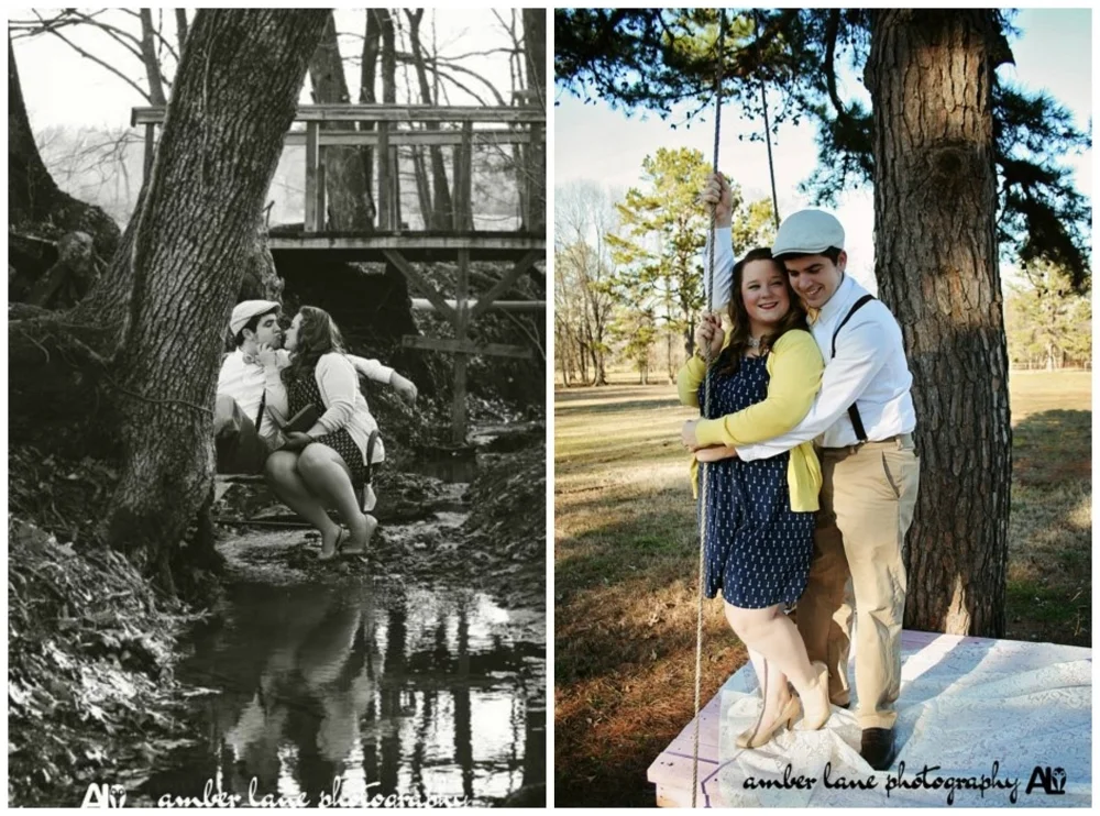 Amber Lane Photography . See more from this lovely vintage-inspired session here . 