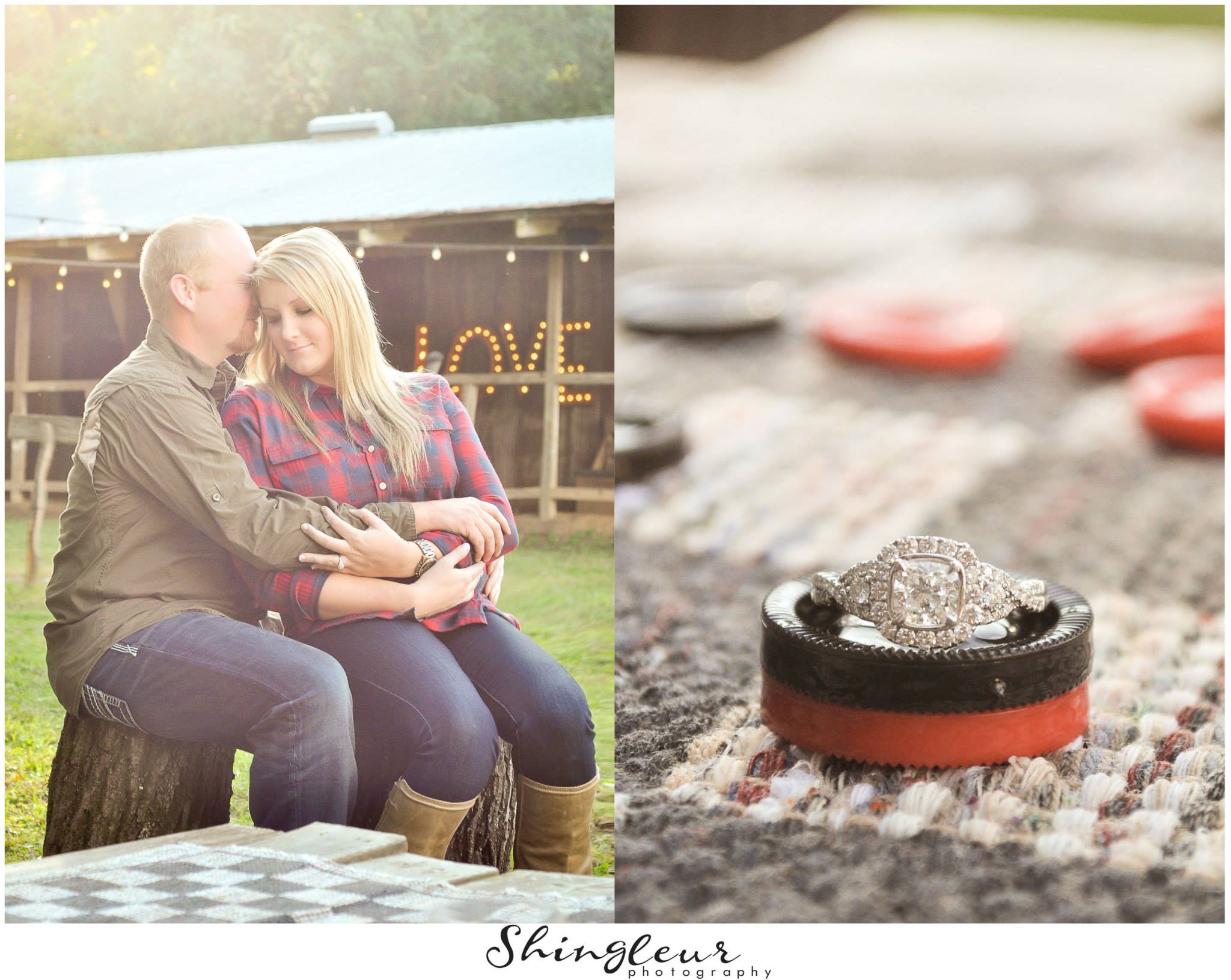 From Misti + Robert 's precious engagement session. 
