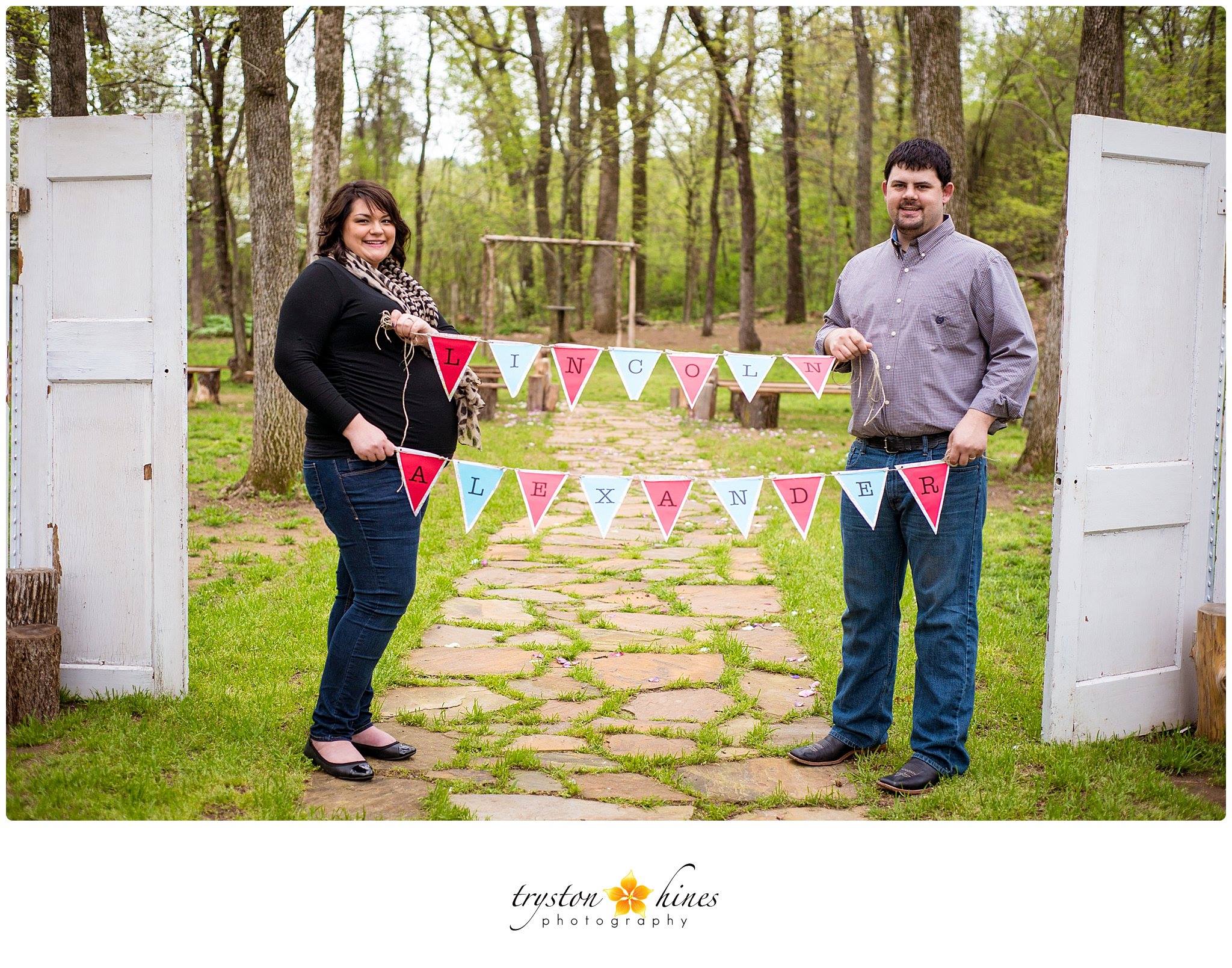 Tryston Hines Photography , from Kortney + Dakota 's maternity session