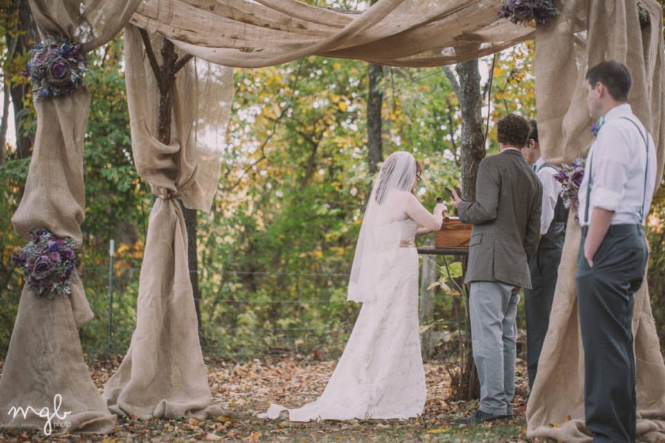 MGB Photo , from Meagan + Alex 's wedding at The Barn .
