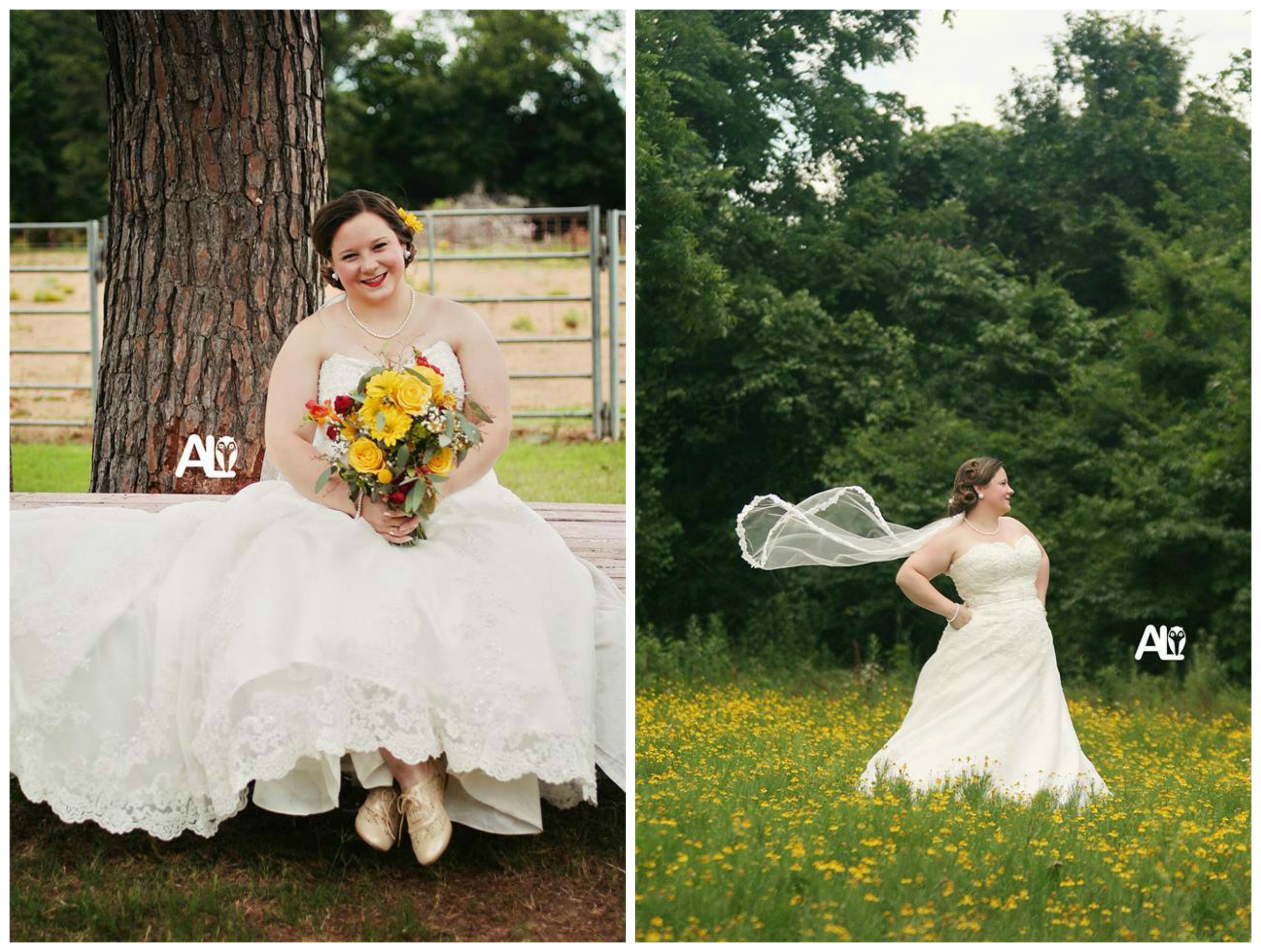 Amber Lane Photography . Molly was pretty much the classiest bride ever, and her gorgeous bridals were vintage-inspired and beautiful. You can read her wedding blog post here . 