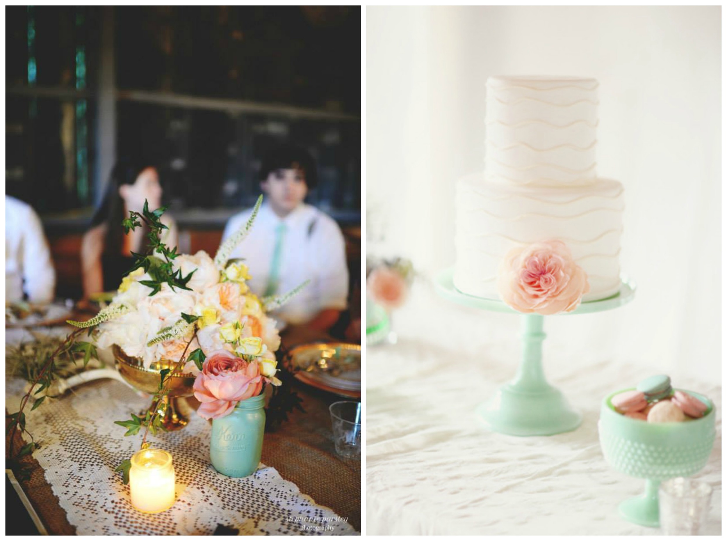Stephanie Parsley , from Samantha + Danny 's wedding at The Barn; Style Me Pretty