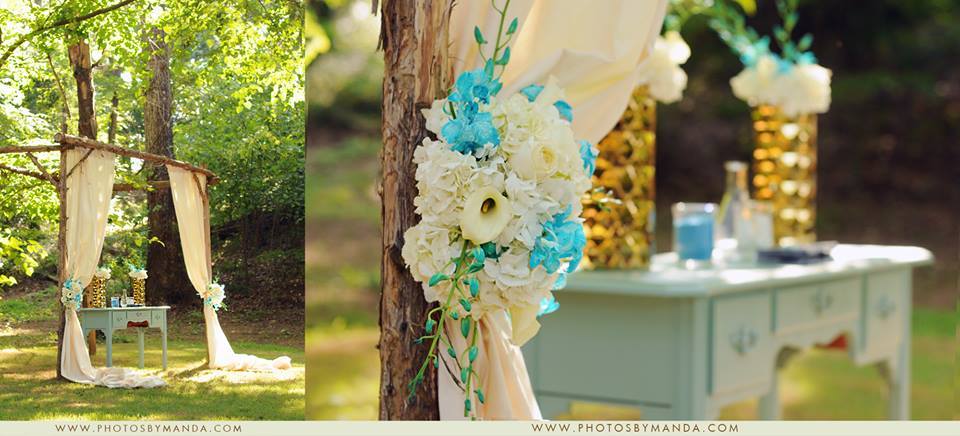 Photos by Manda , from Paige + Dorian 's wedding at The Barn