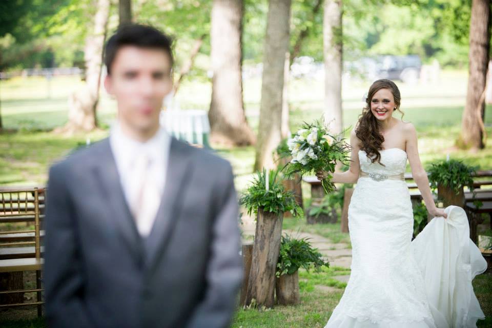 Pictures by Katie , from Kelsey + Gueorgui 's wedding at The Barn