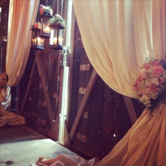 From our Instagram . This photo is from Teresa + James' elopement at The Barn last fall! LOVE an inside The Barn wedding!