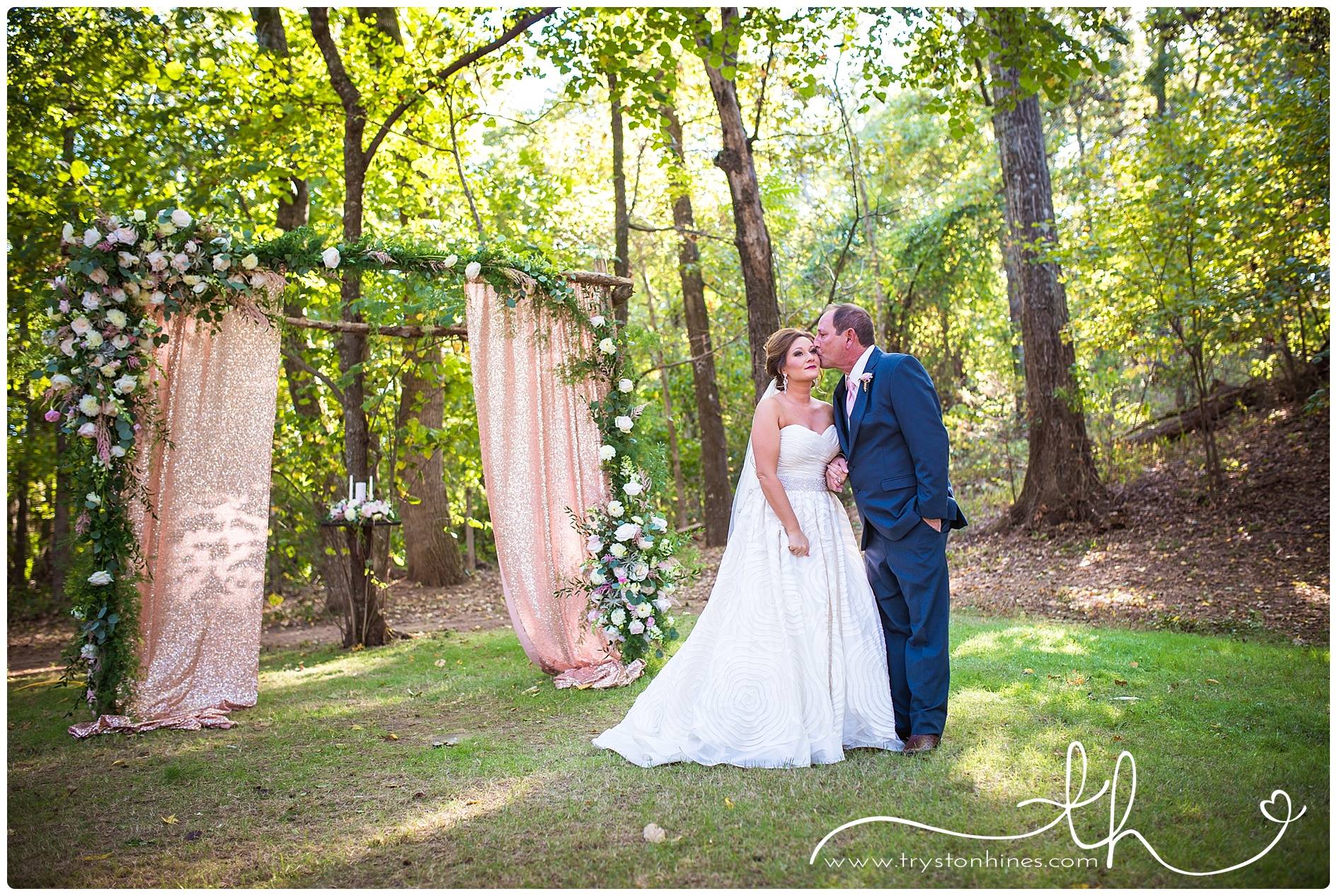 Tryston Hines Photography , from Monica + Ryan 's wedding. This dad had the sweetest reaction to seeing his daughter as a bride... Go check it out in their blog post. Prepare to CRY.