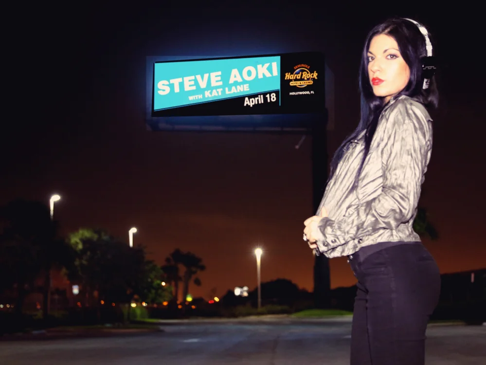 1 of 10 digital billboards promoting the event