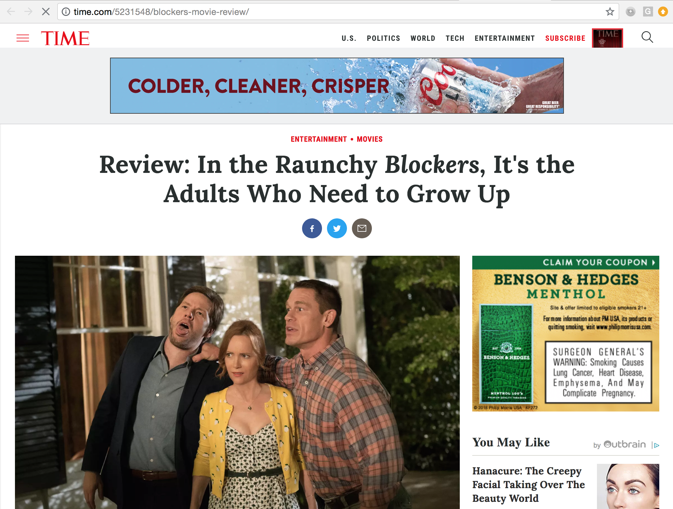 TIME MAGAZINE review