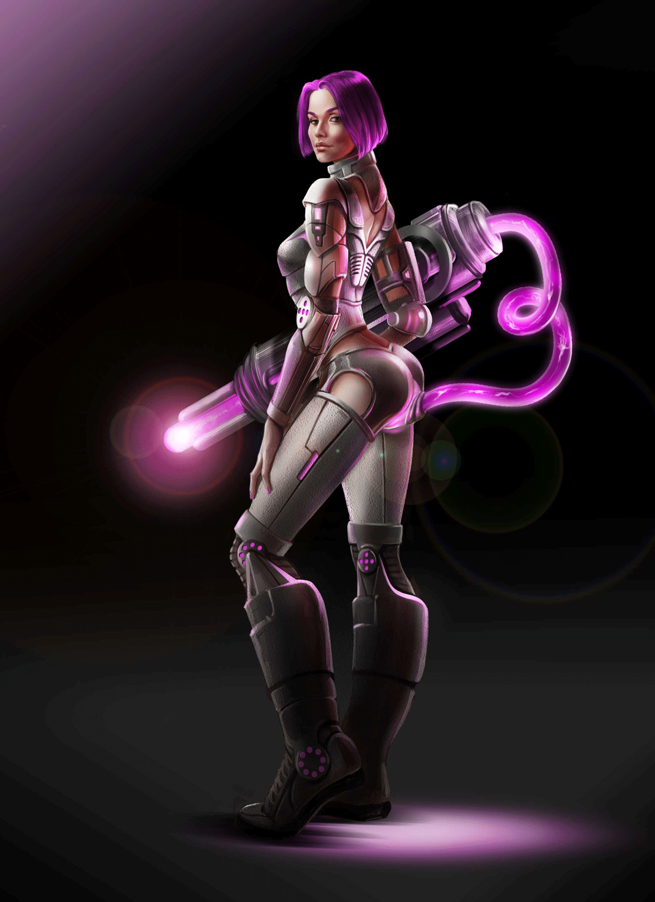 Pinup Space Girl