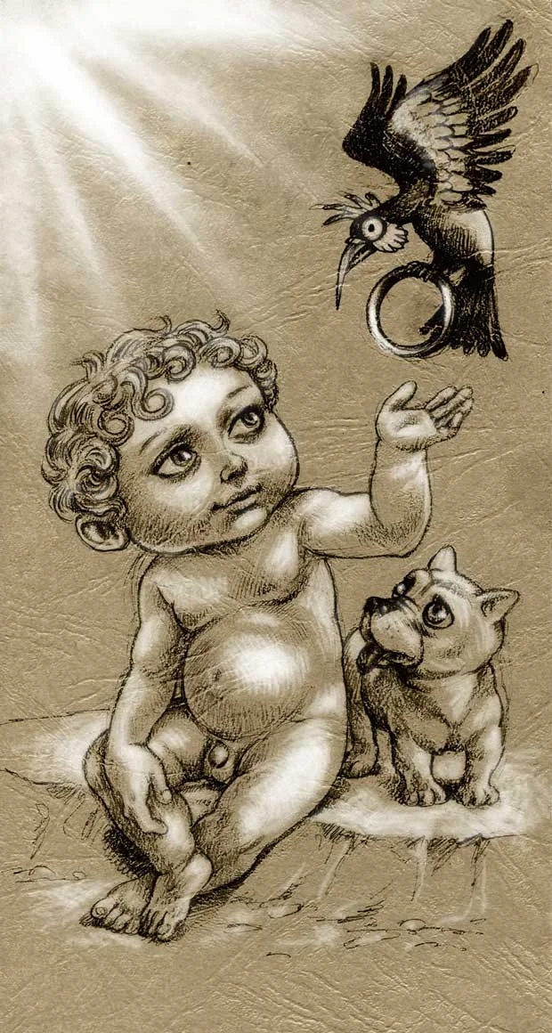 Angel with Bird