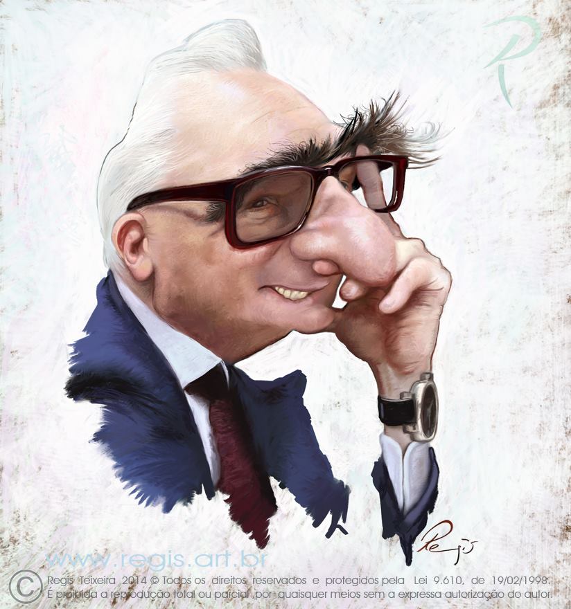 Martin Scorsese by Regis Teixeira (All Rights Reserved)