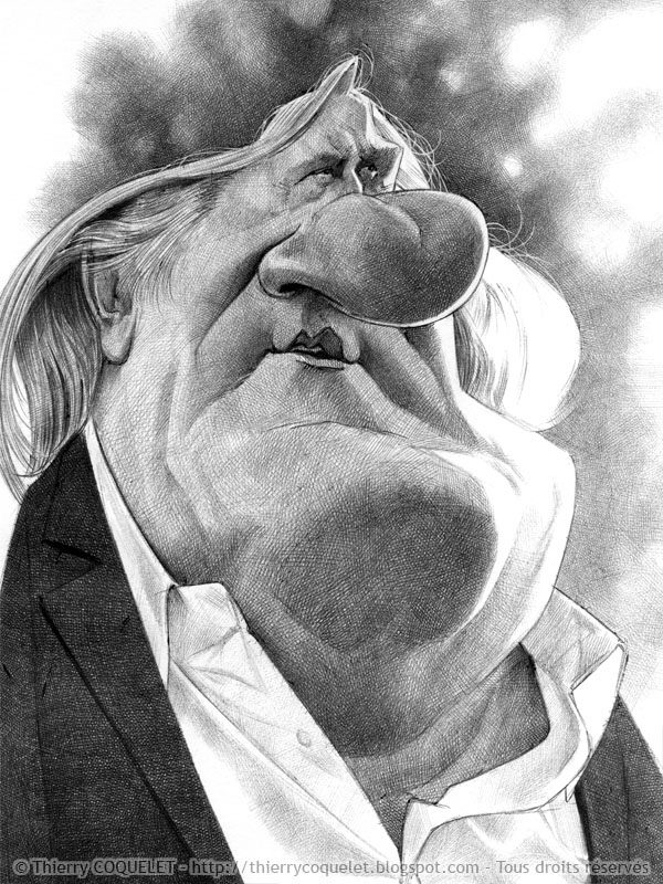 Gérard Depardieu by Thierry Coquelet (All Rights Reserved)