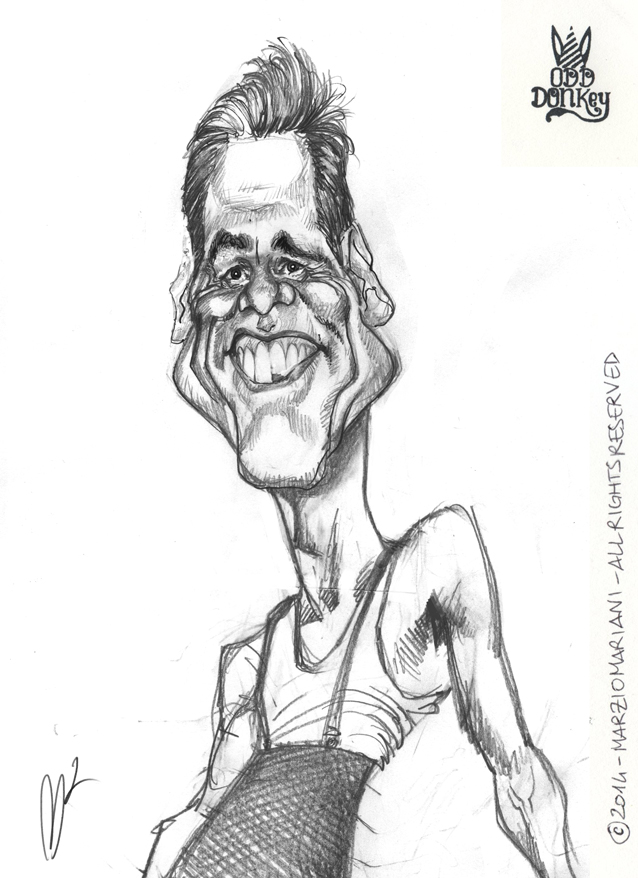 Caricature by Marzio Mariani (All Rights Reserved)