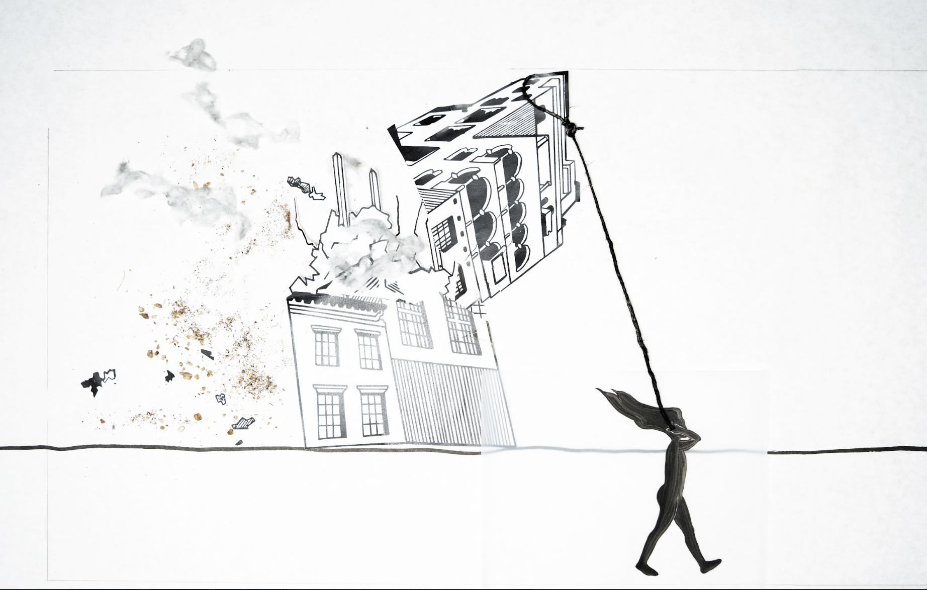  Color still from the animation process  