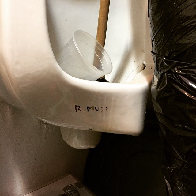 Duchamp seems to be getting more prolific as of late. Spotted this yesterday in NYC.