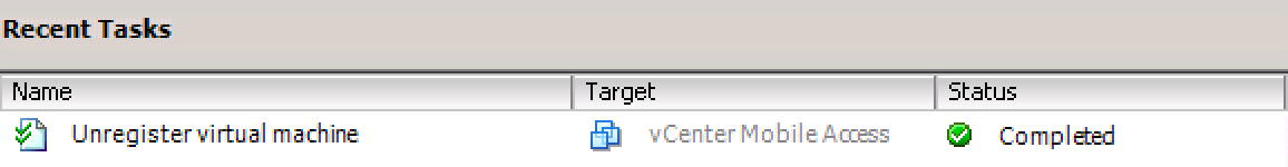 Removing VMs from Inventory, can result in Orphaned VMs