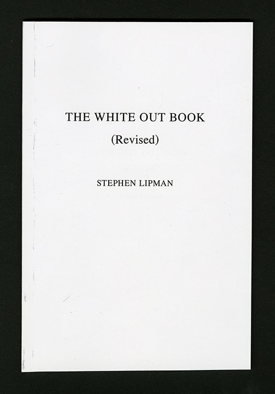 The White Out Book (Revised), cover