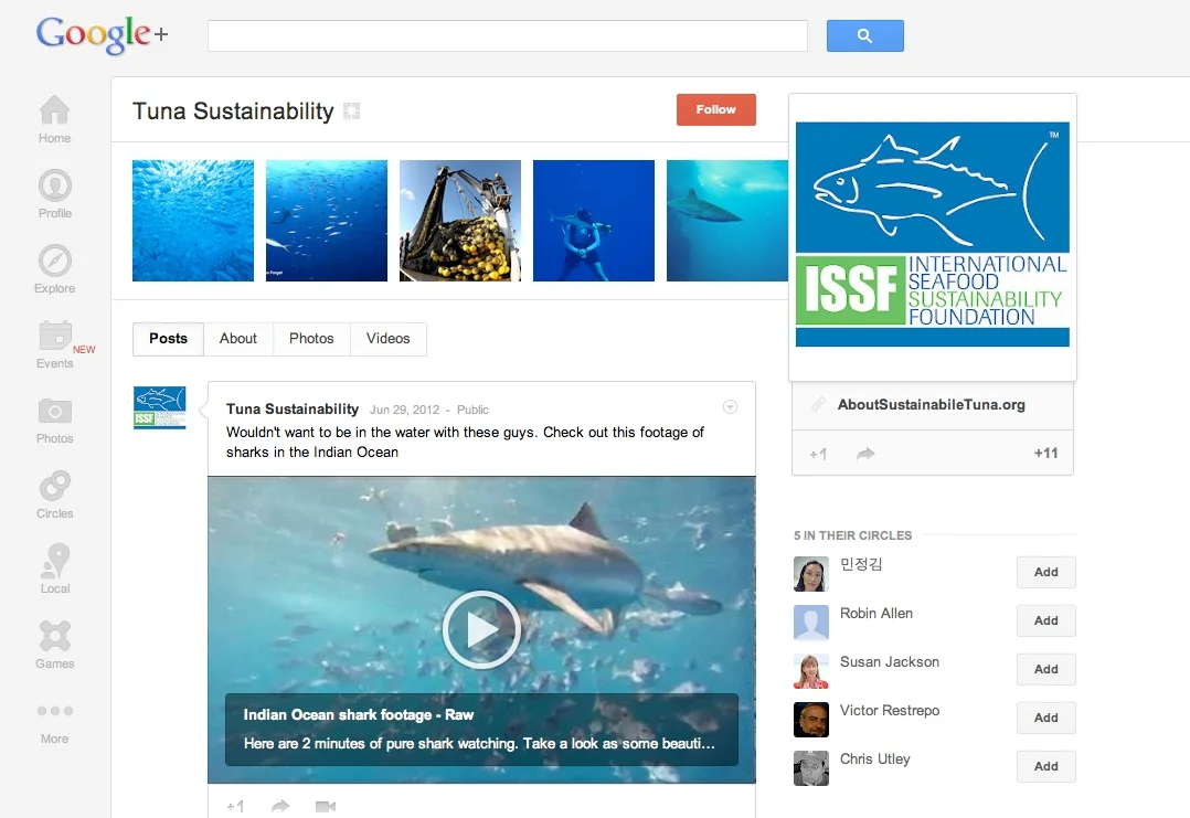   ISSF Google+ Page - https://plus.google.com/108301230067314741290/posts  