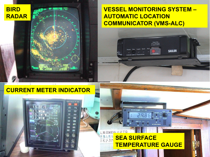 Examples of electronics found that can be found on the bridge (Photo: SPC)