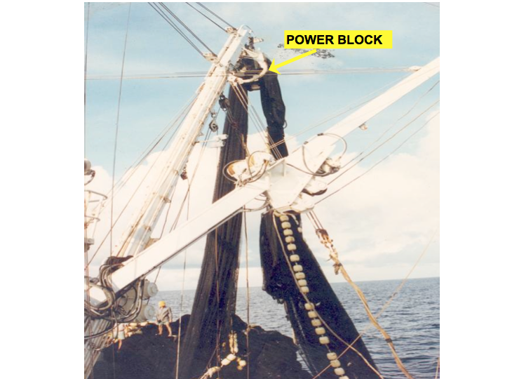 Here, the power block is hauling the net. (Photo: SPC)