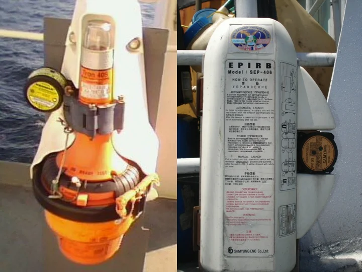All vessels should have an Emergency Position Indicating Radio Beacon (EPIRB) on board.