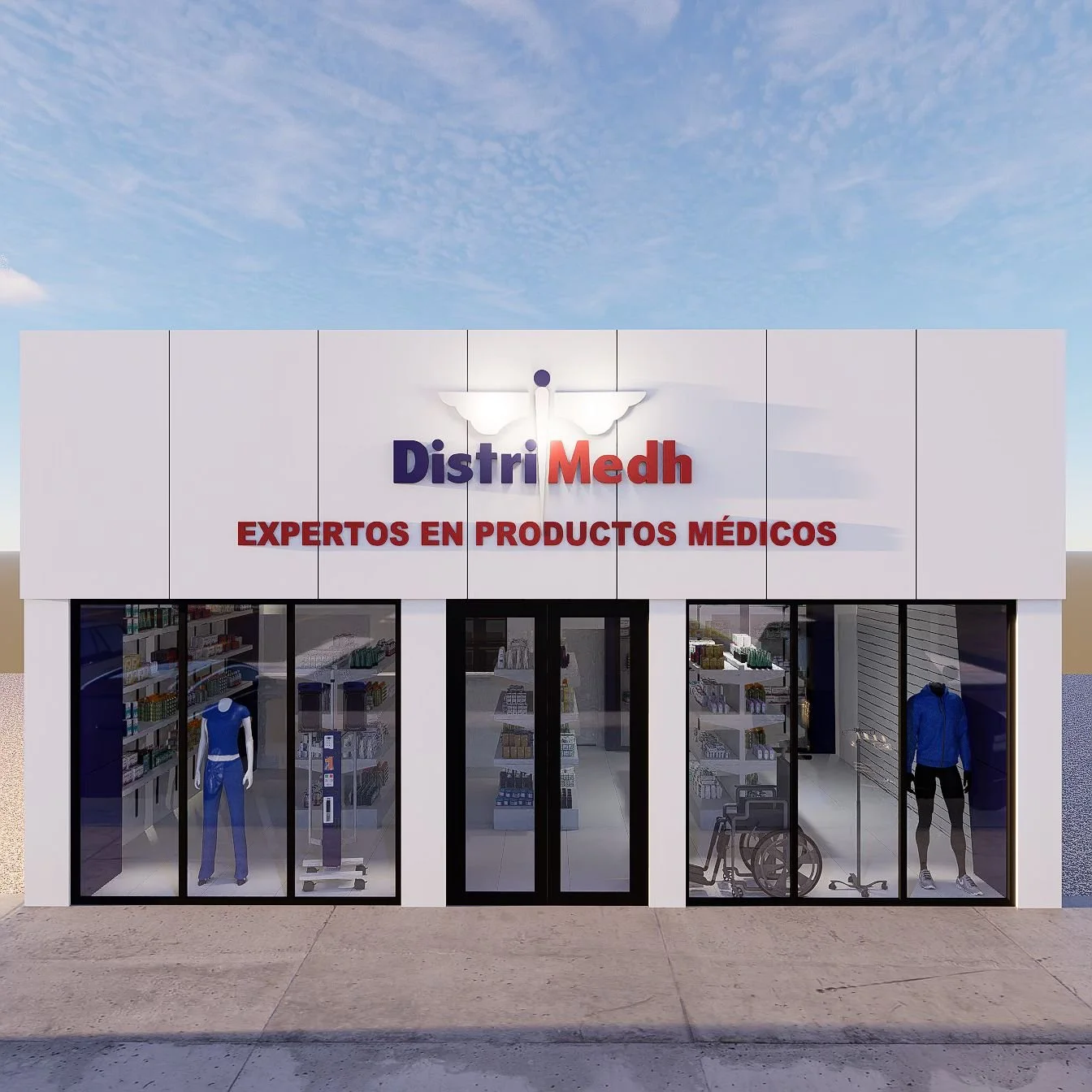 Proyecto para @distrimedh. 

Despu&eacute;s de remodelar uno de sus locales, creamos este nuevo espacio desde cero.

Es un honor para nosotros contar con la confianza de clientes recurrentes y poder plasmar su visi&oacute;n en cada proyecto.

.
.
.


