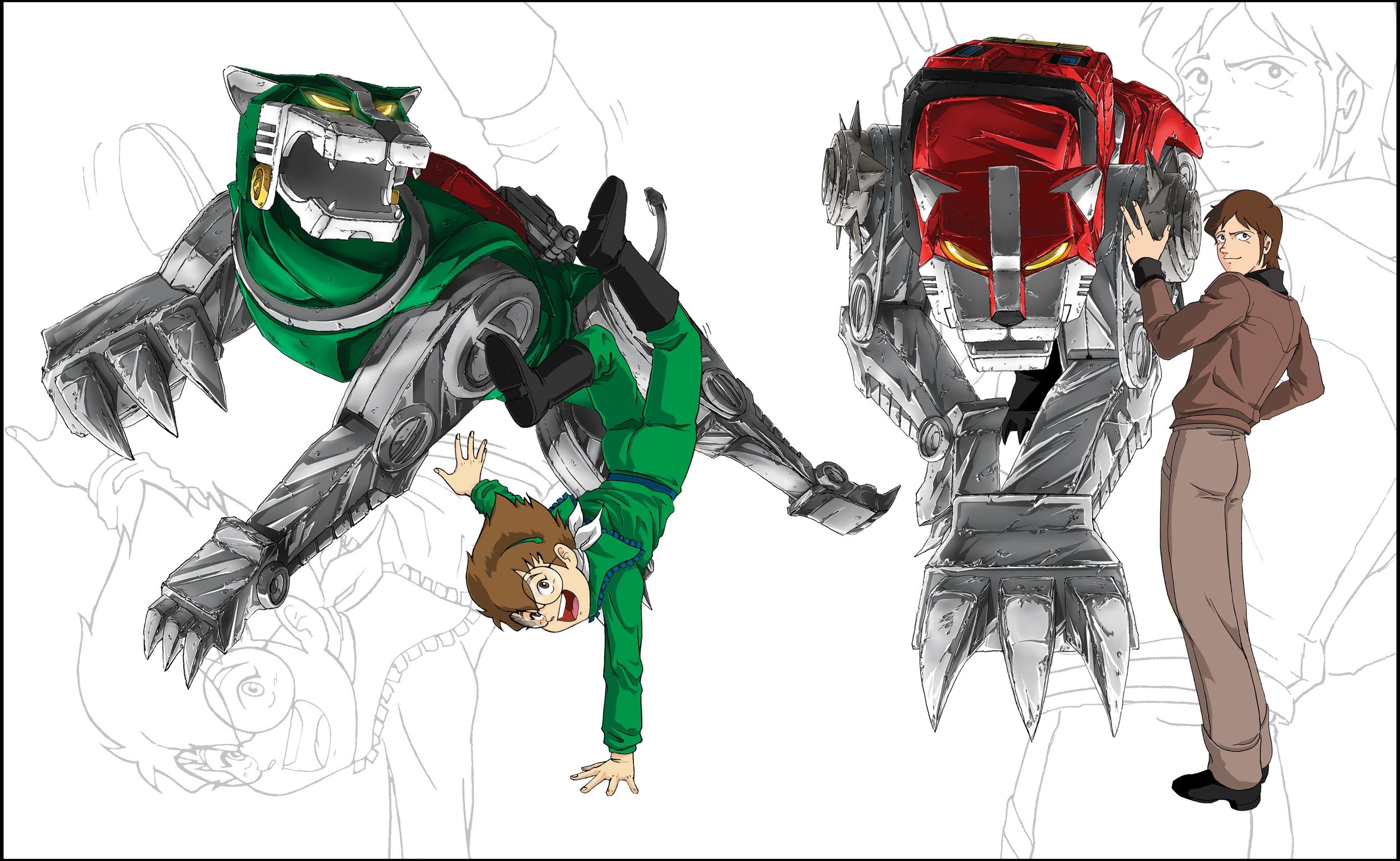 Green & Red Lion digi covers