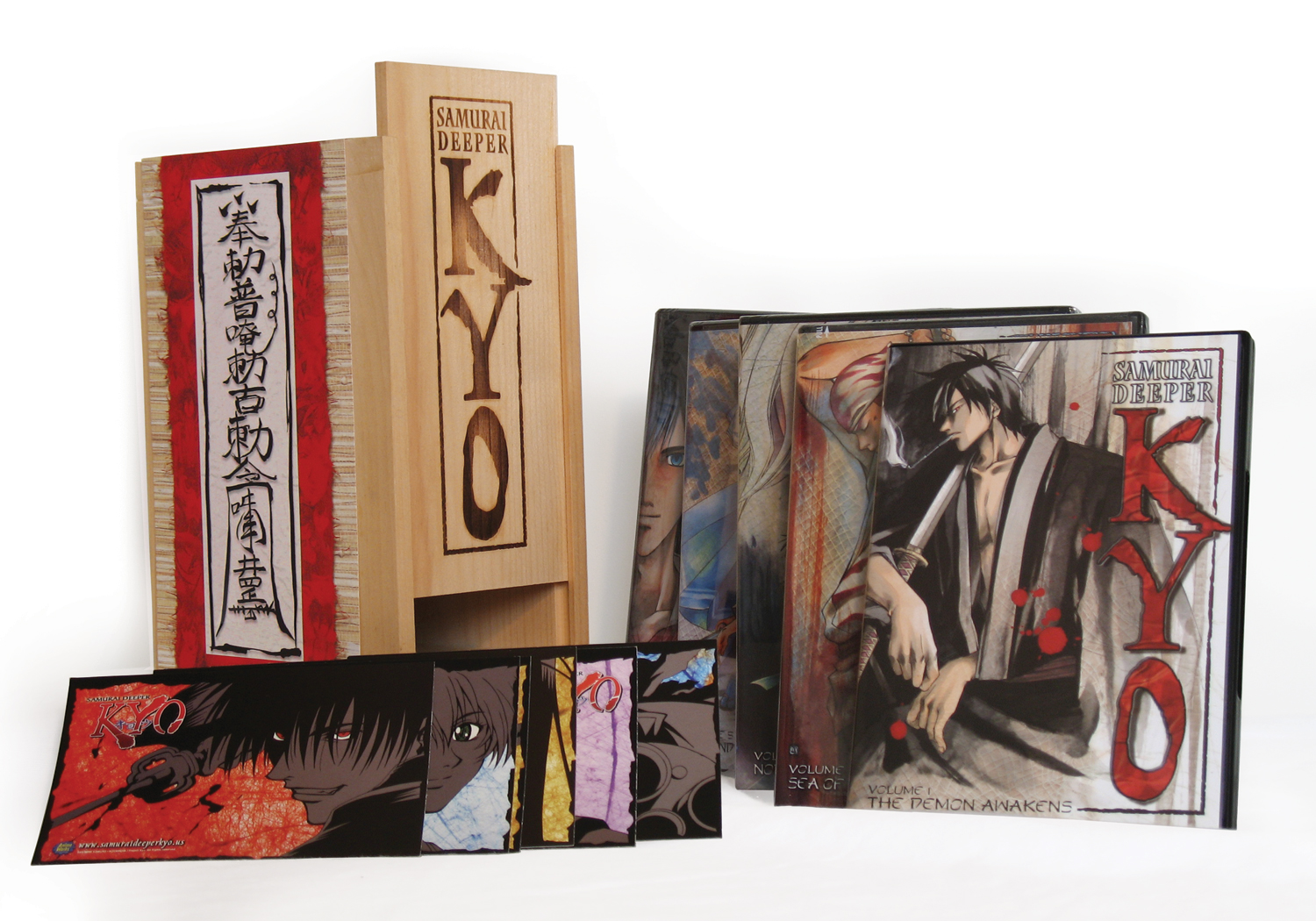 Samurai Deeper Kyo DVD Wood case