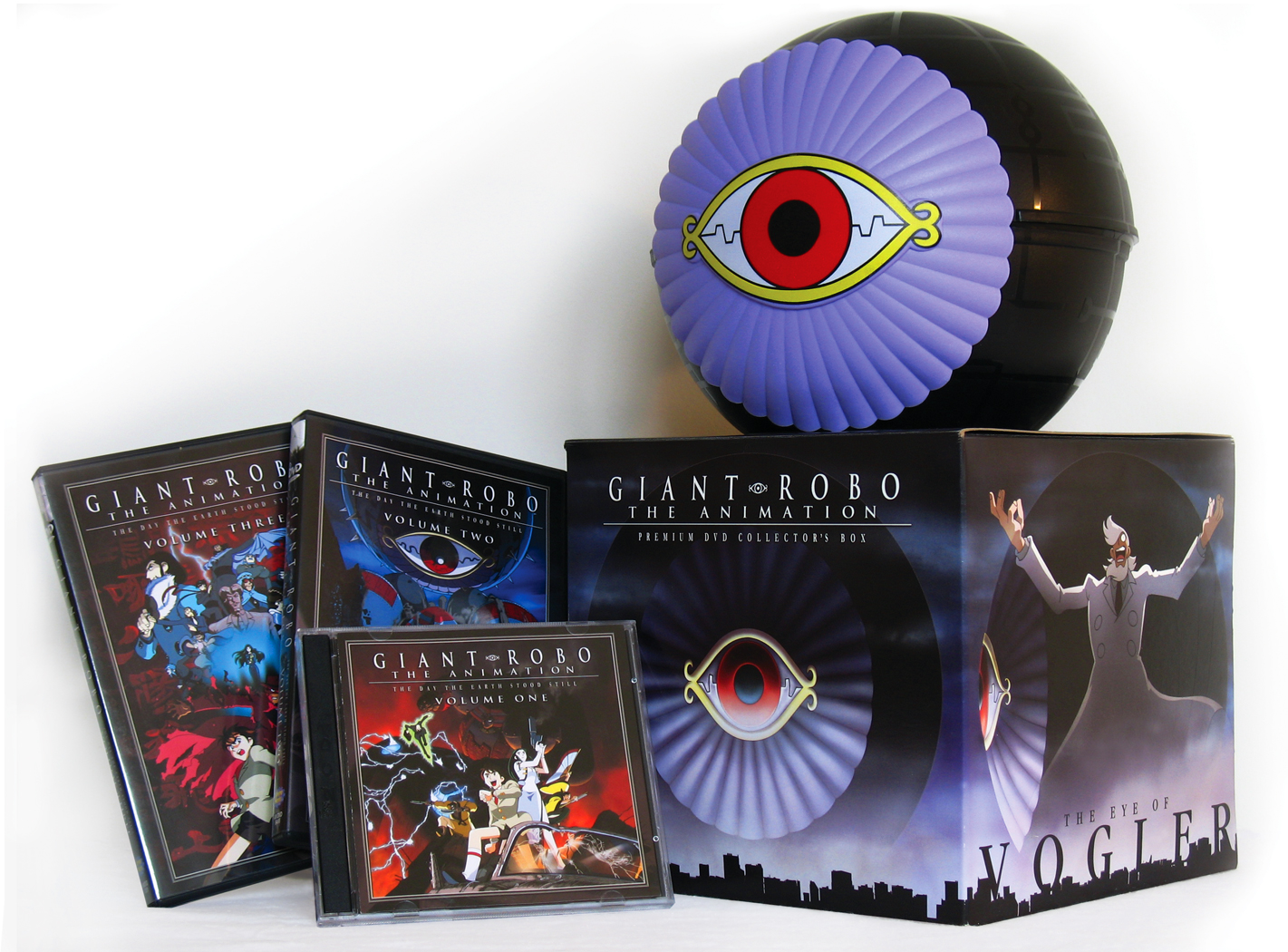 Giant Robo DVD Injection modeled sphere