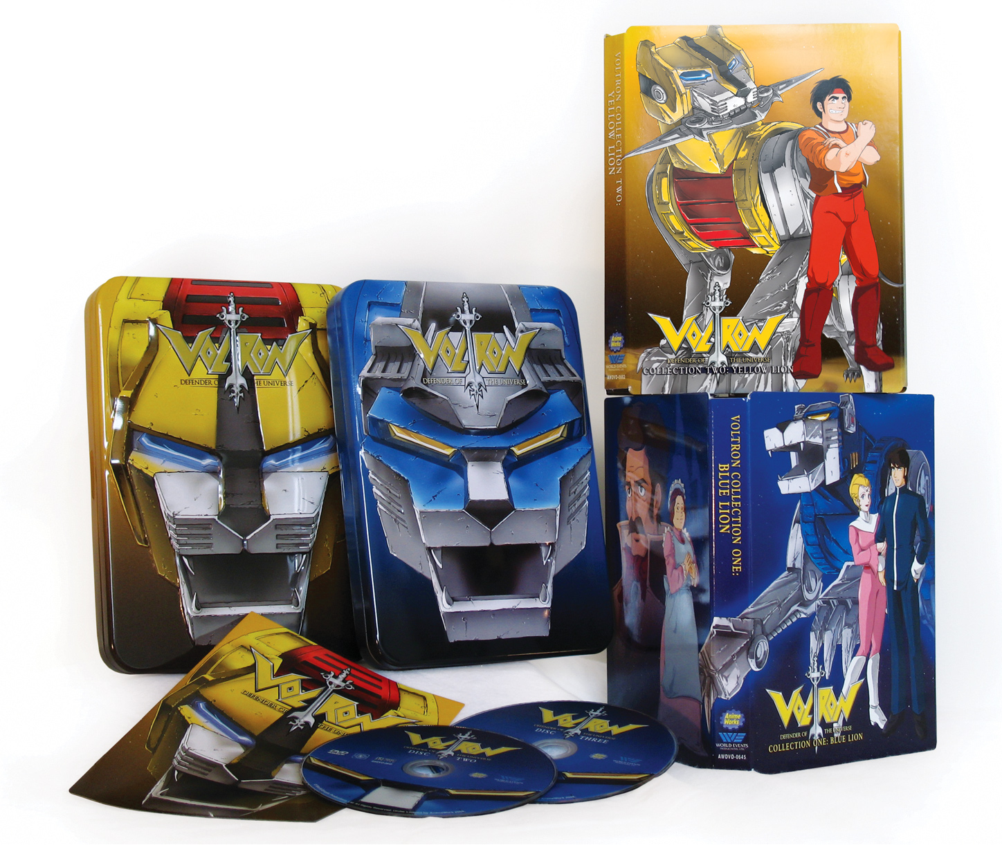 Voltron tins with Digi pack