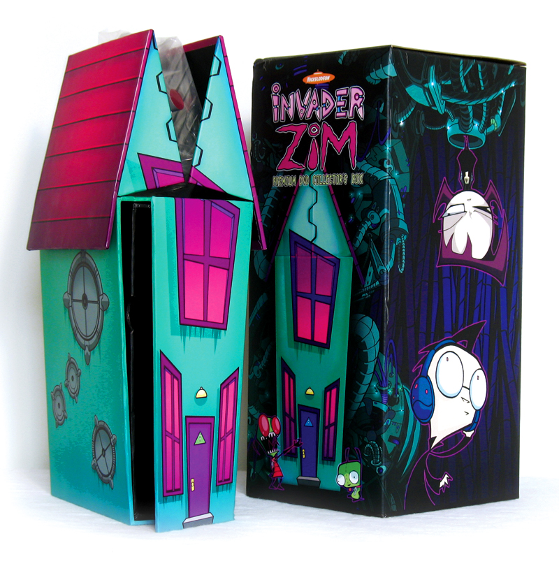 Invader Zim DVD house /w toy