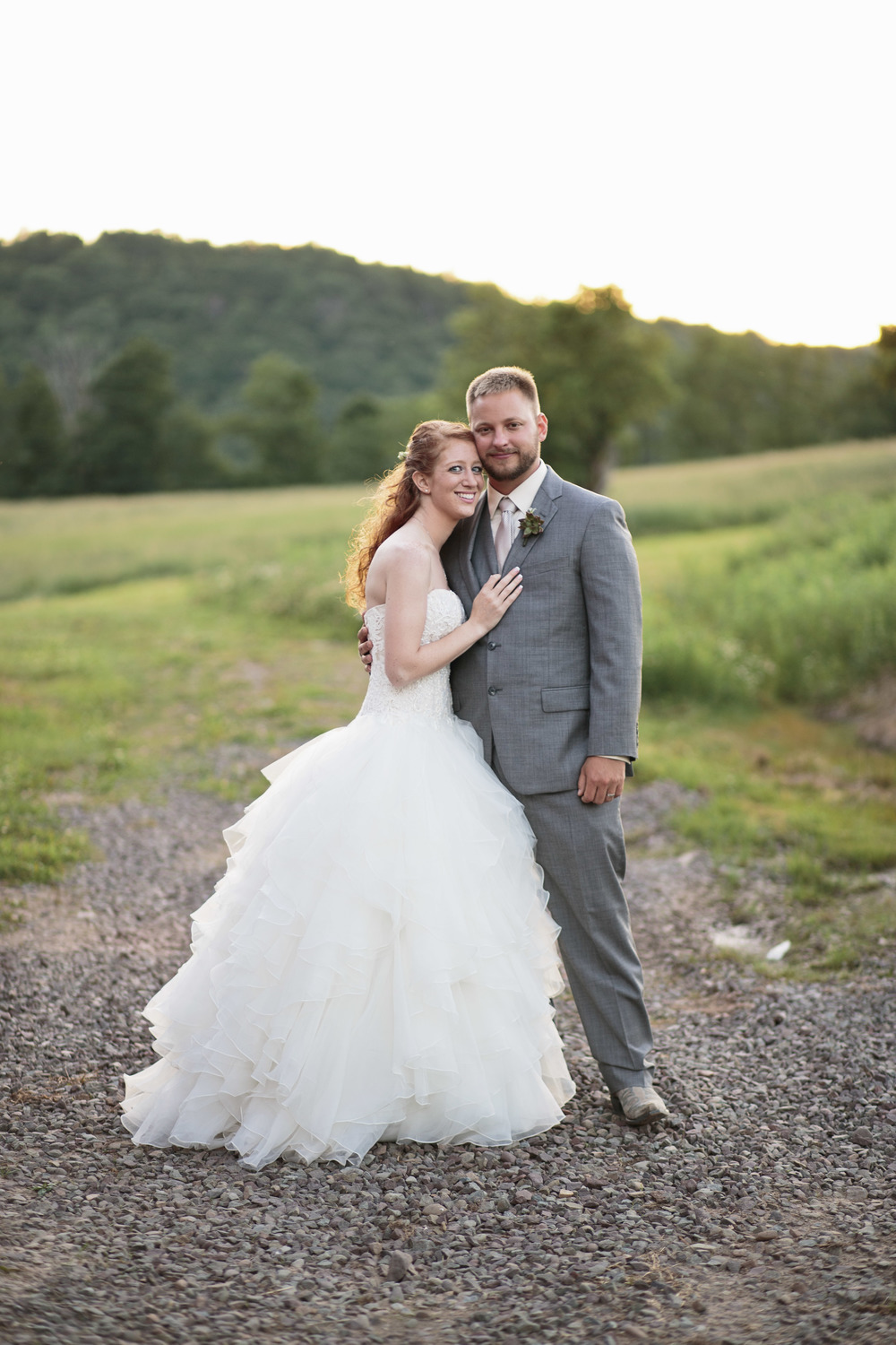 Lauren and Patrick’s rustic farm wedding took place in the mountains of beautiful Andes, New York. Photographs by Hudson-Nichols Photography.