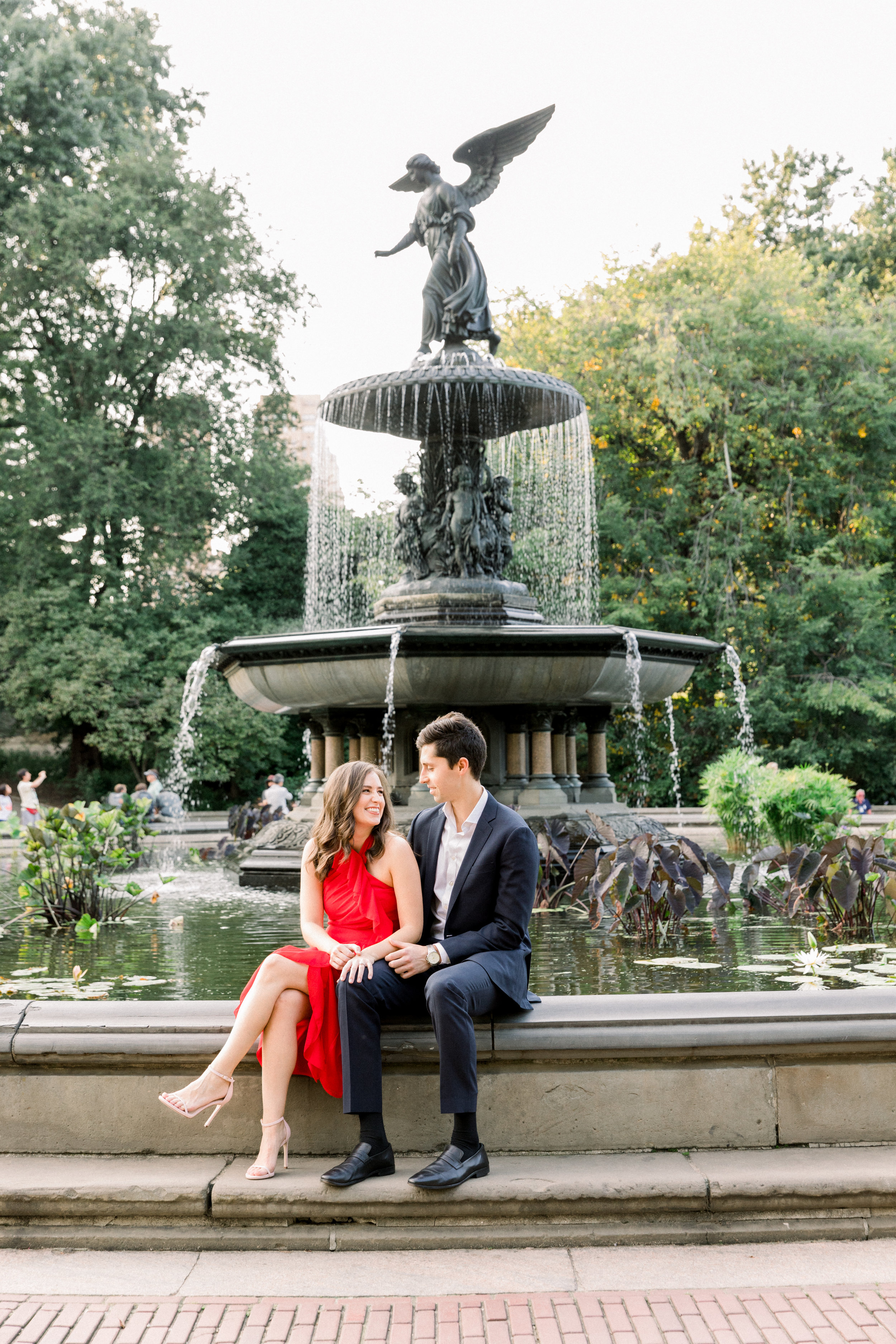Bethesda Fountain  NY Central Park Wedding Ceremony