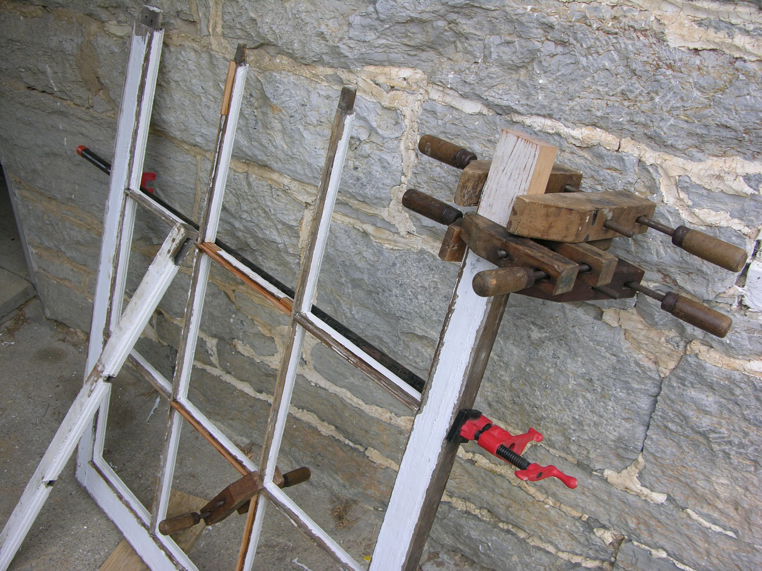 Nine pane sash - circa 1796