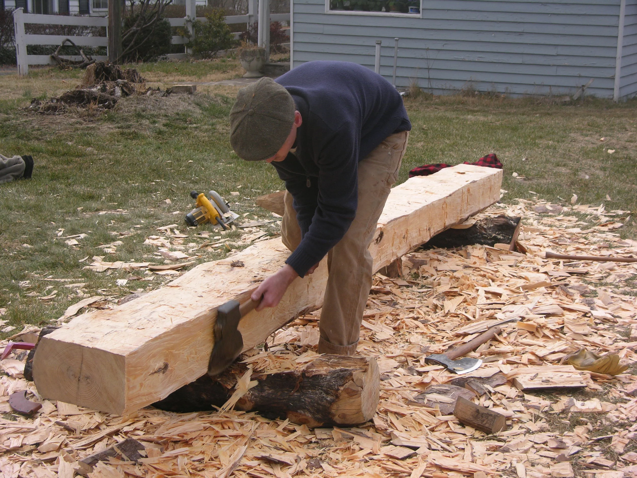 Hand Hewn Rafter Plate