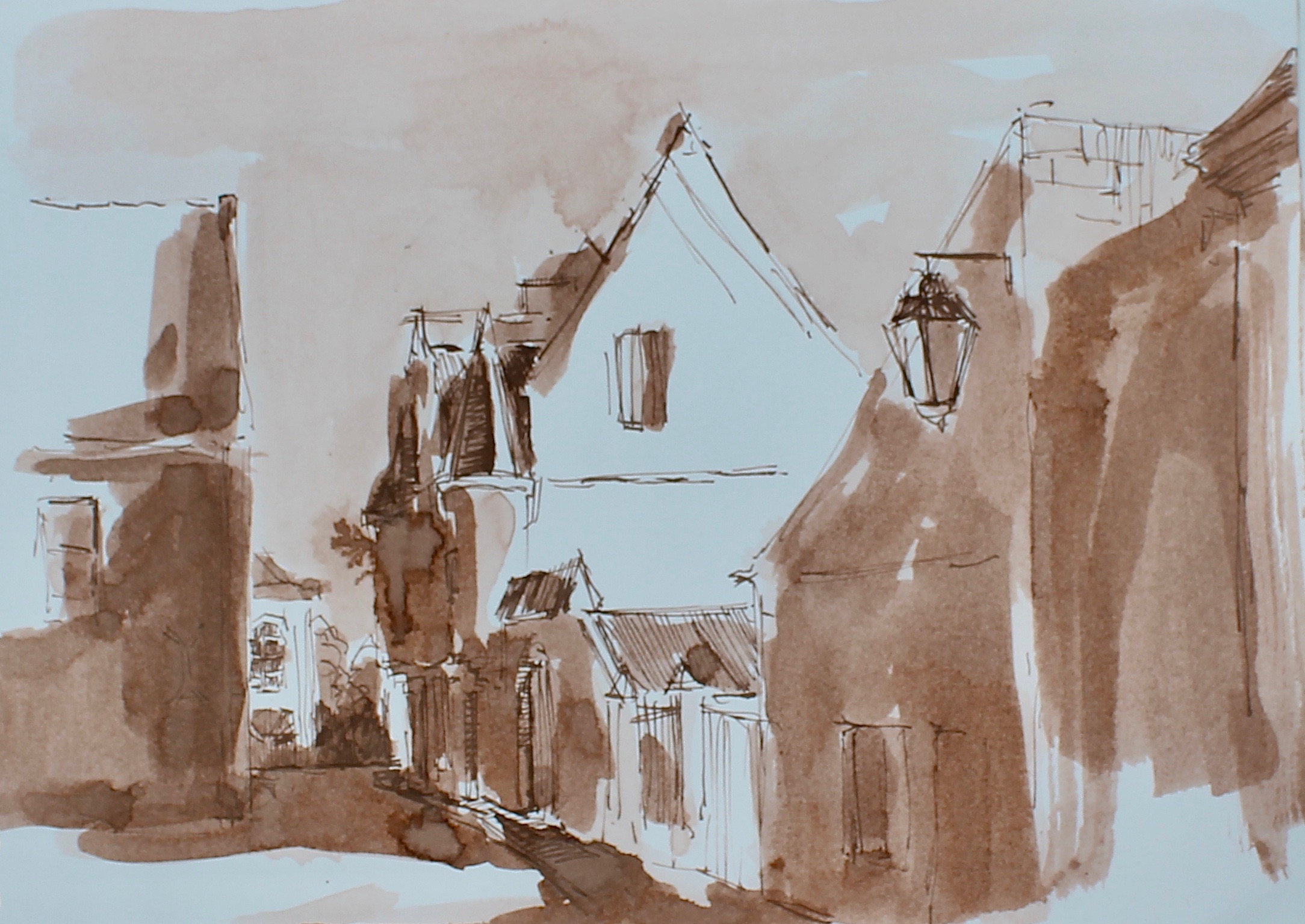 doorkijk, Chouzé sur Loire, Frankrijk