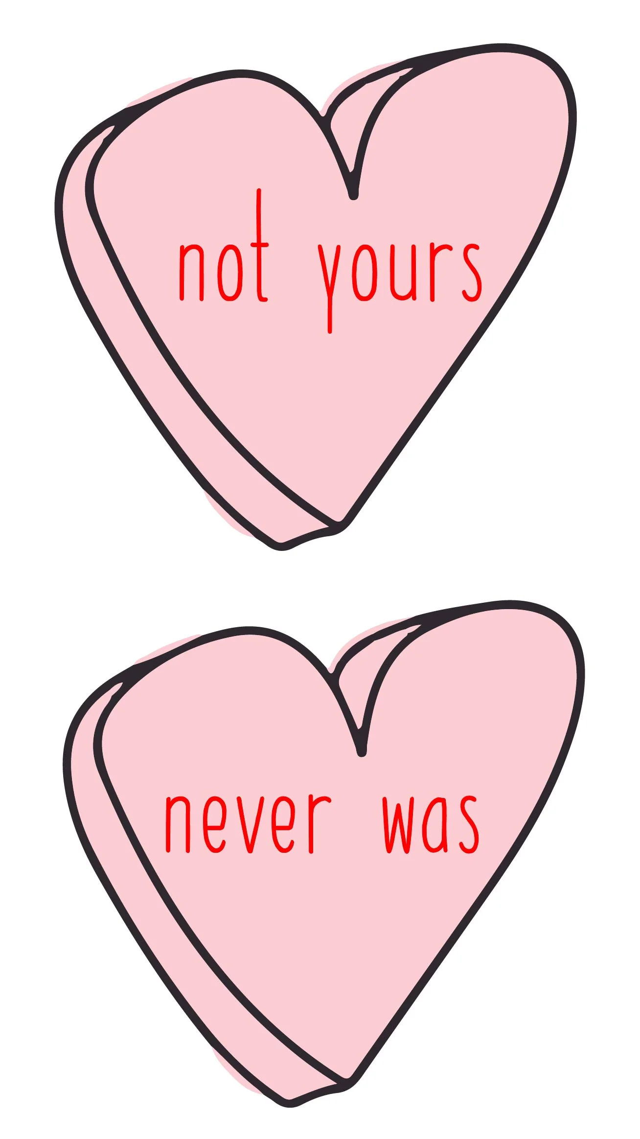 Inspired by our "Not Yours" Sweatshirt and Self-Love Kit Created by our team for you!