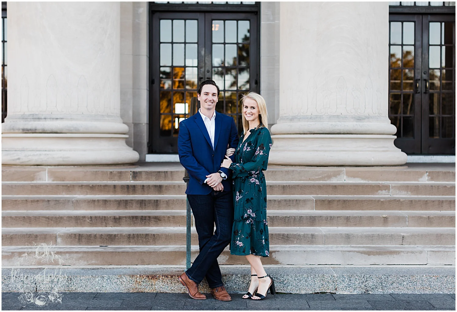 HALEY & CHASE ENGAGED LOOSE PARK & NELSON ATKINS | FALL ENGAGEMENT PHOTOS | MARISSA CRIBBS PHOTOGRAPHY_6860.jpg