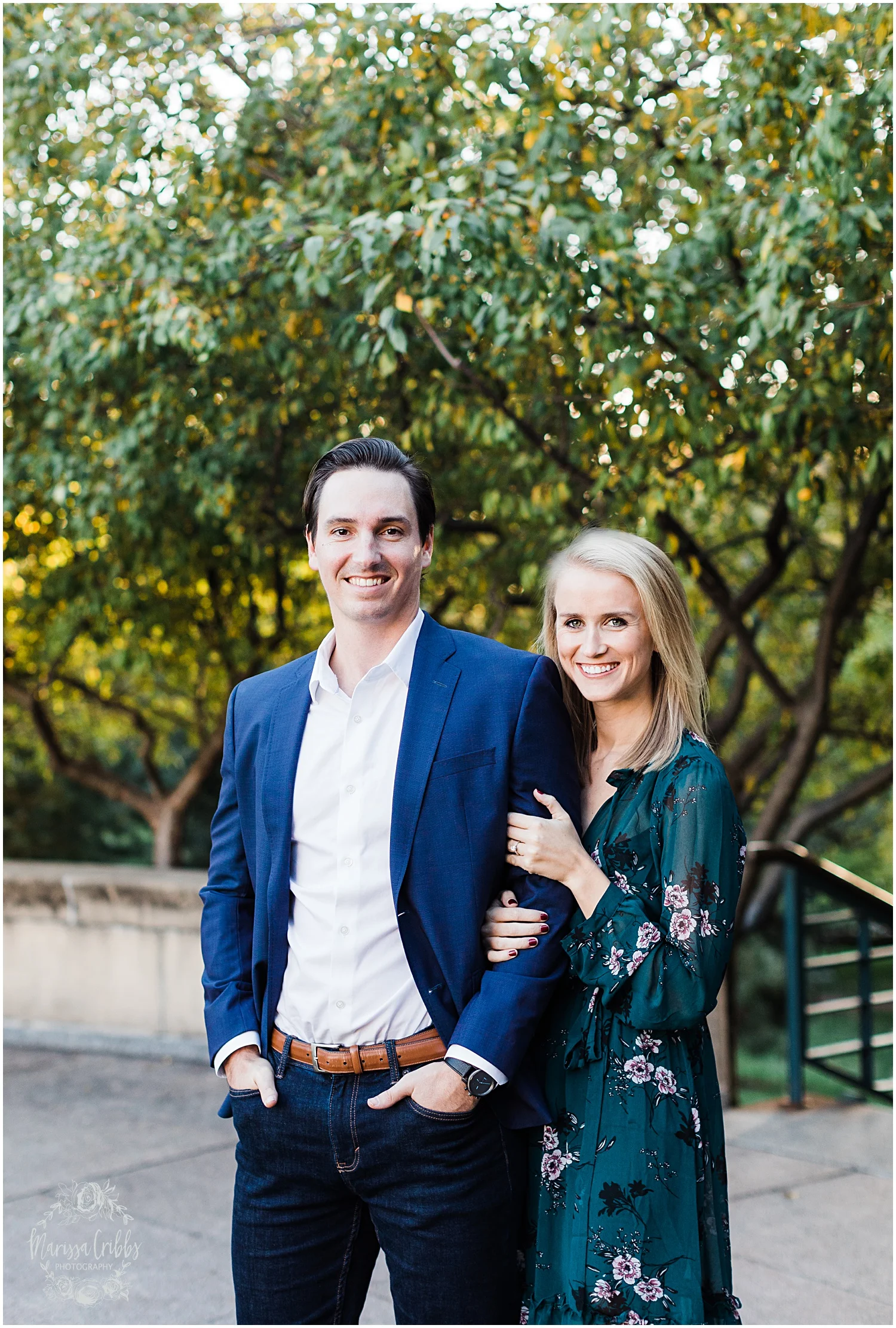 HALEY & CHASE ENGAGED LOOSE PARK & NELSON ATKINS | FALL ENGAGEMENT PHOTOS | MARISSA CRIBBS PHOTOGRAPHY_6863.jpg