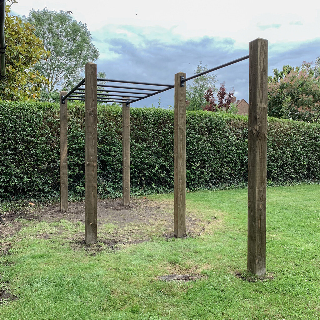 Outdoor pull up bar and fitness equipment 15