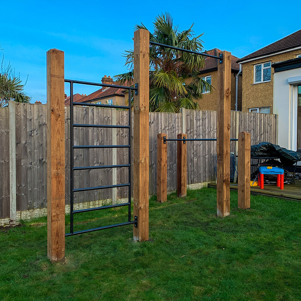 Garden Pull Up Bar Dip Bars And Stall Bars Installation Incite Fitness