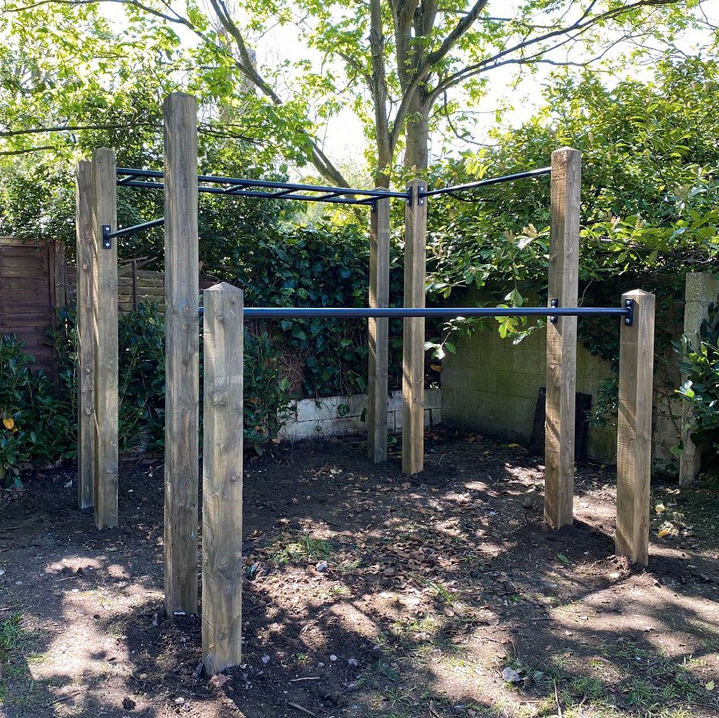 123 2020 garden monkey bars, double pull up bar and XL dip bars installation.jpg