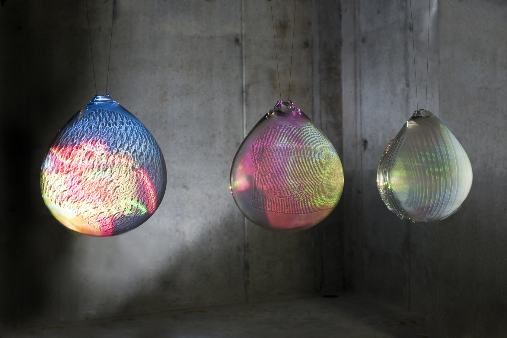  Blown glass, projection, J/K, 2014 