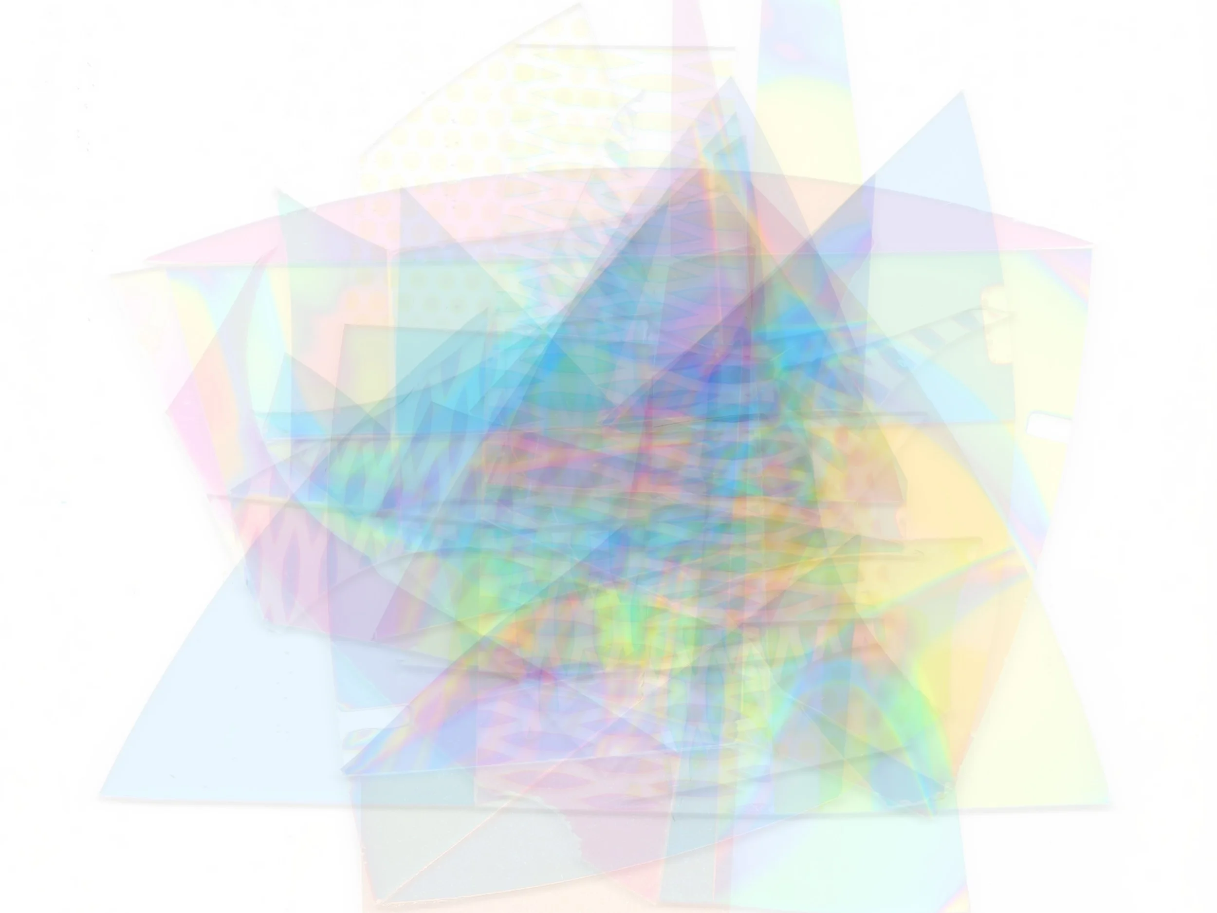 Transparency 1-16 , dichroic glass, 2013