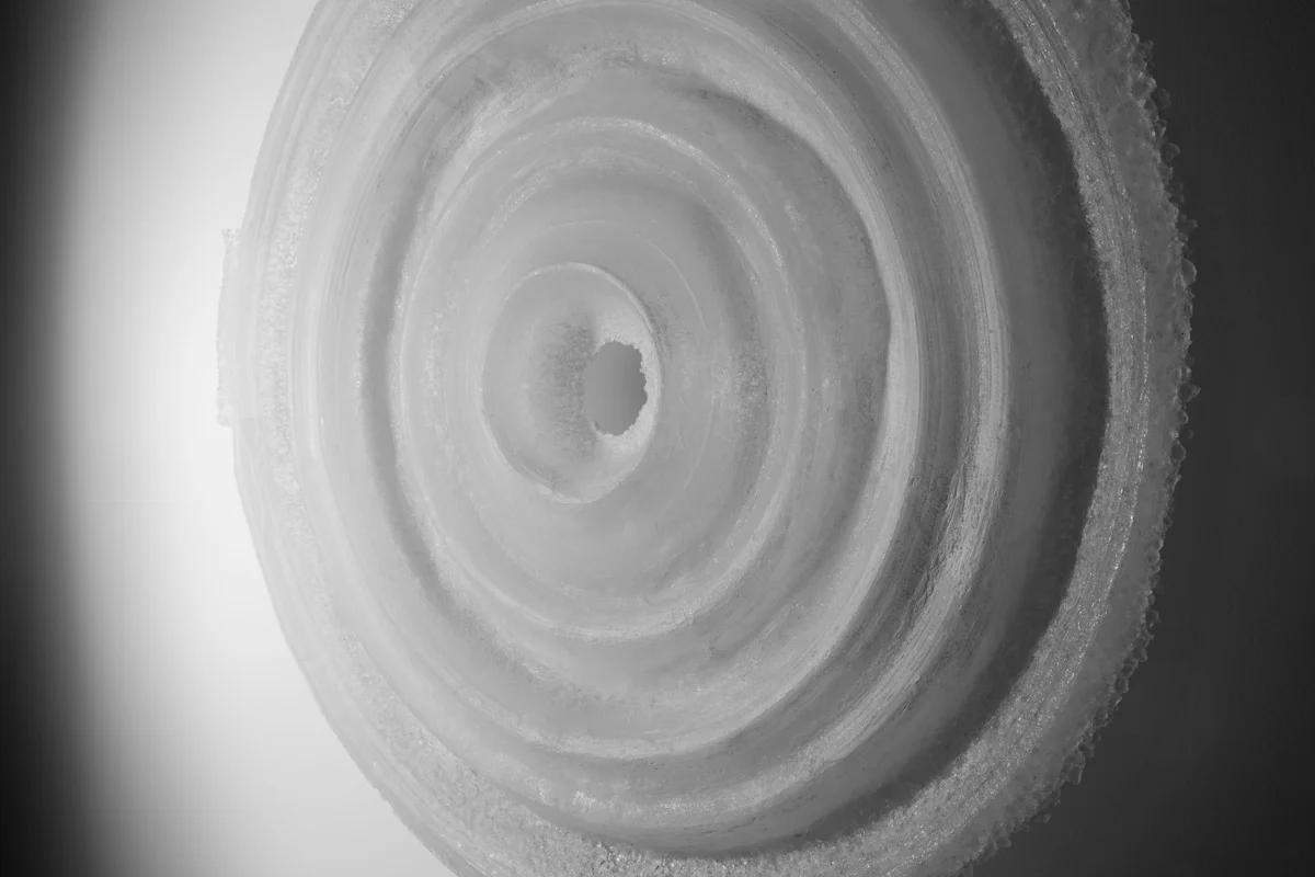 Enso I , cast glass, 2011