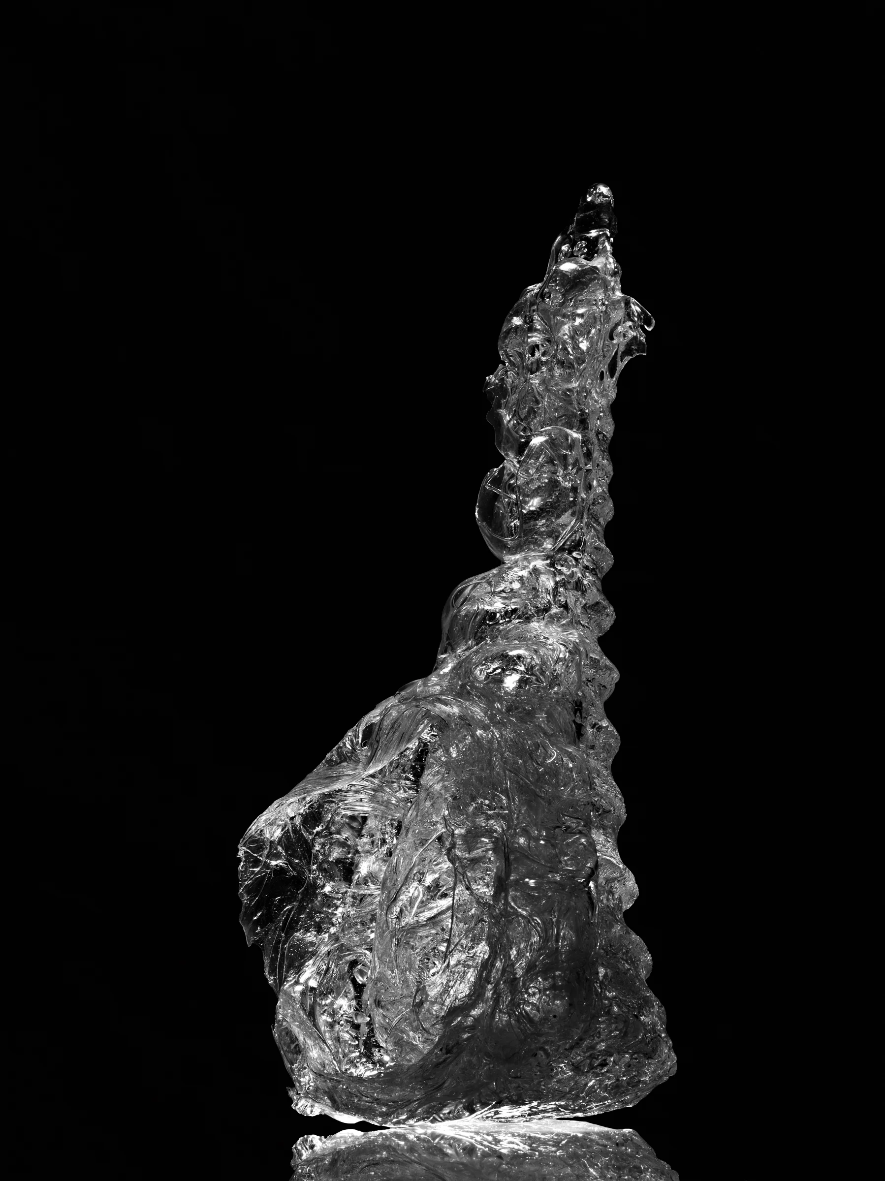 Ebullience, hot cast glass, 2010