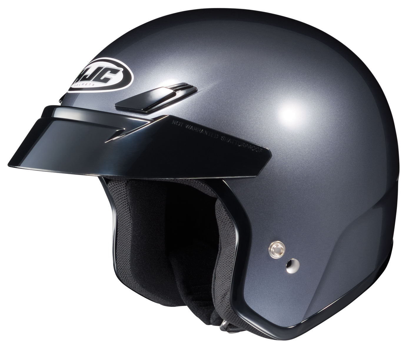 Silver All Sizes HJC HJC CS-5N Metallic Open Face Helmet 