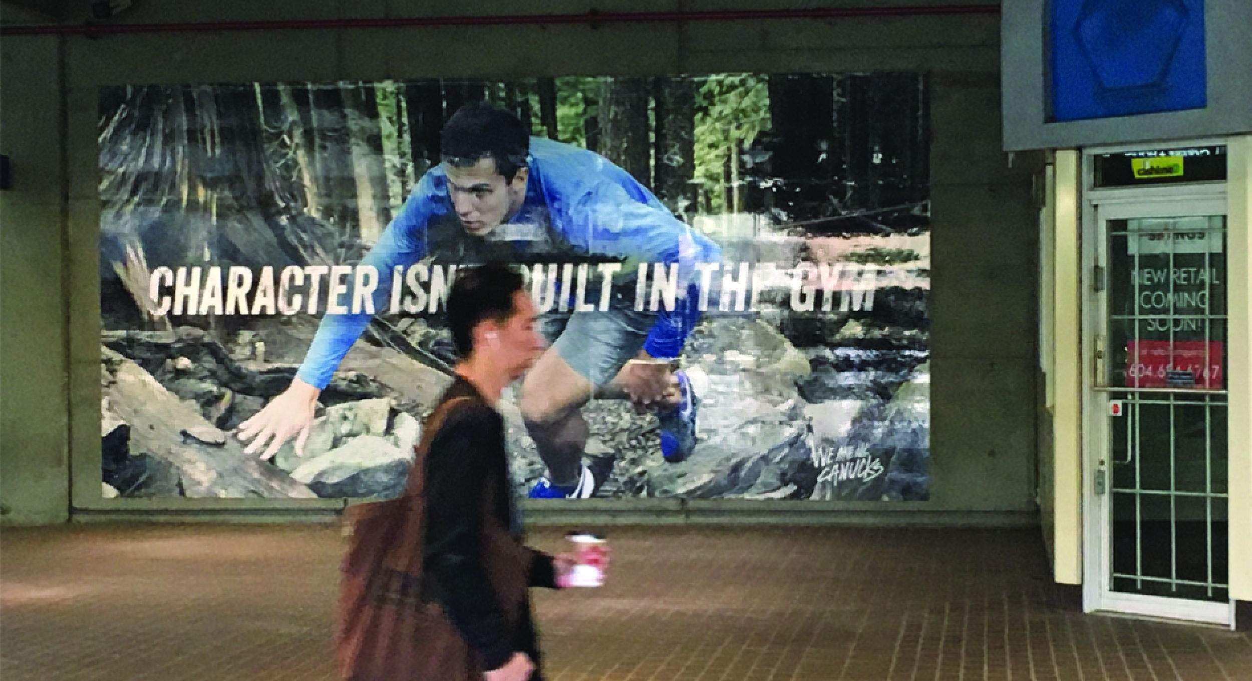 Stadium Station Wall Graphic - 2016.17 Canucks Campaign
