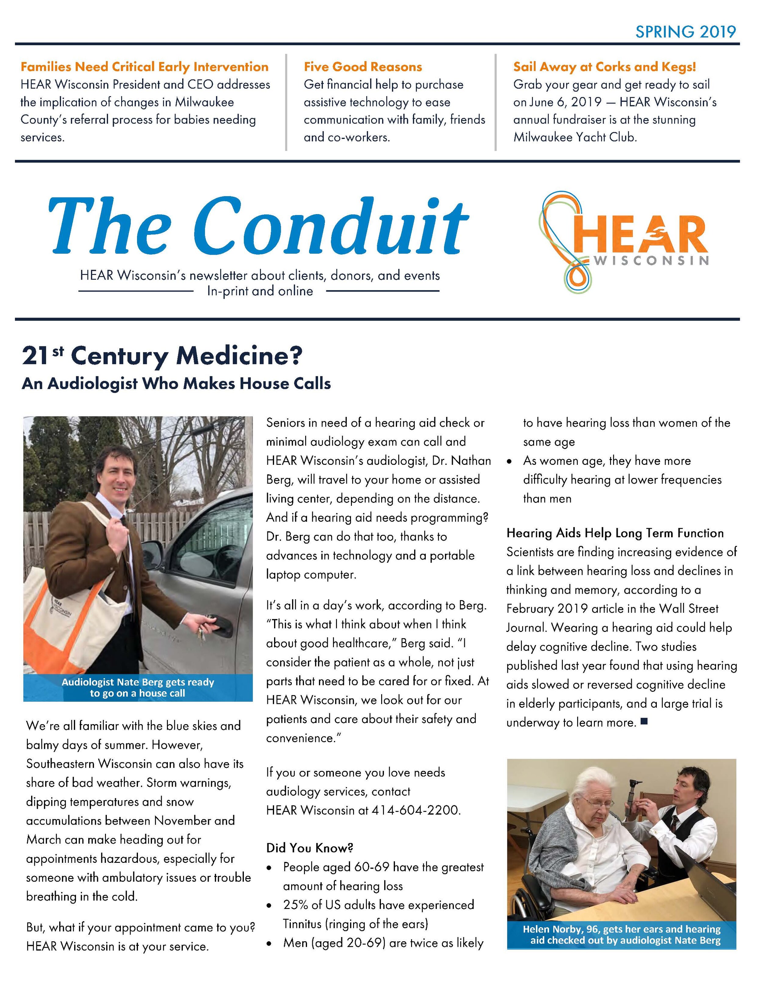The Conduit Newsletter - Spring 2019